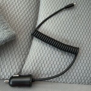 Black fast-speed iPhone Lightning Connector Car Charger